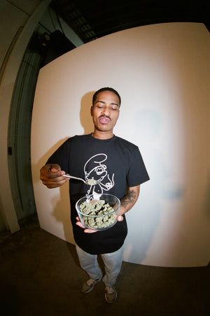 Smurf Tee - Black Runtz