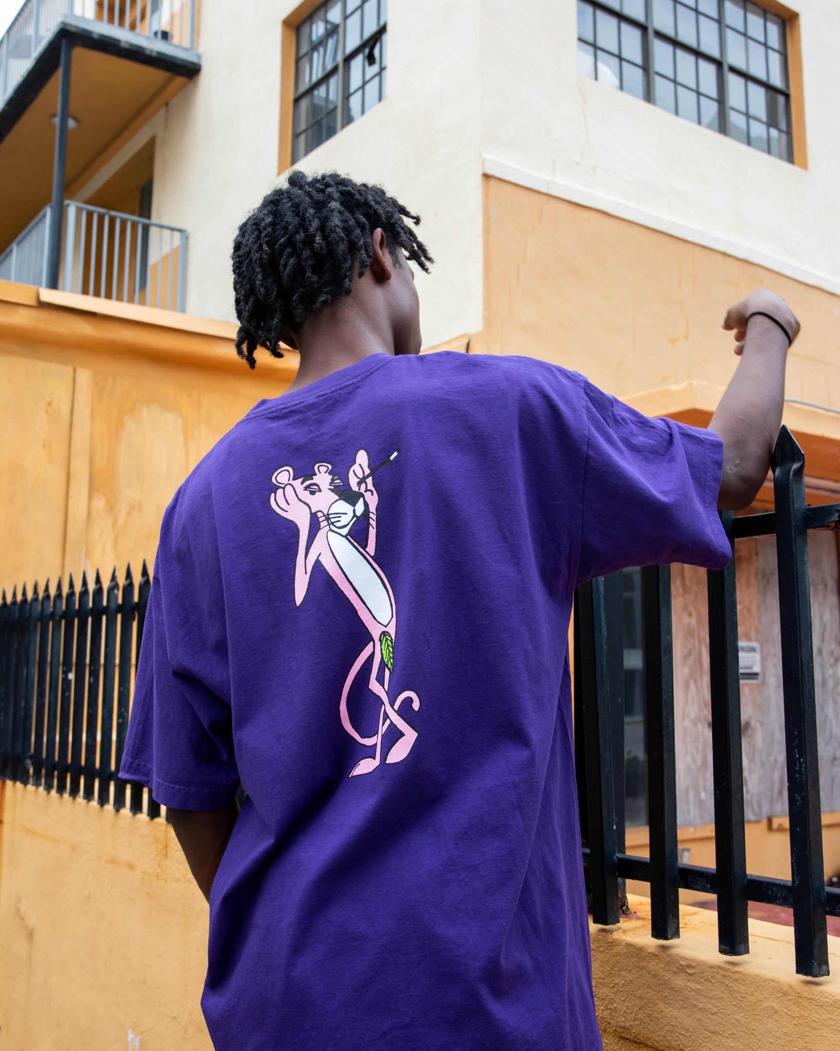 Pink Panther Tee - Deep Purple