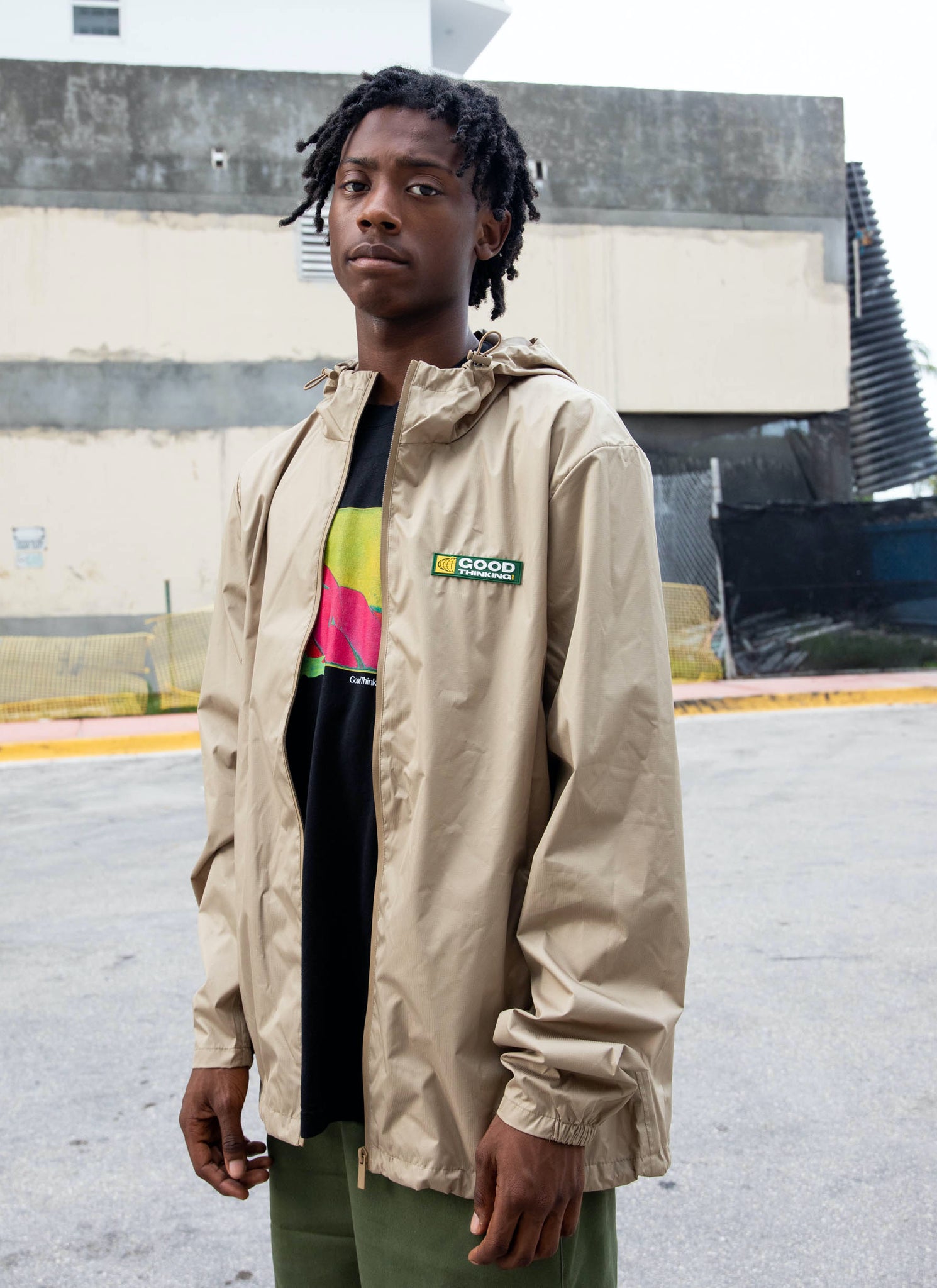 Global Zip Jacket - Khaki