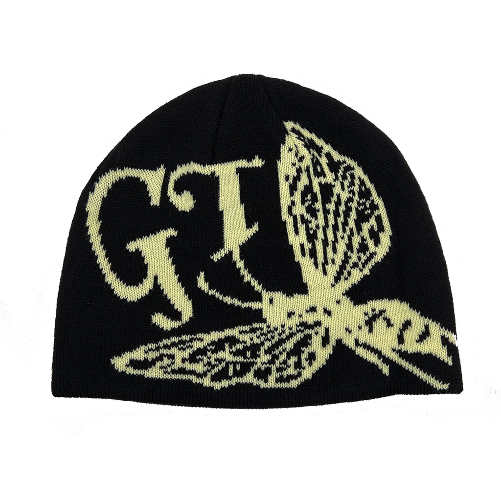 Moth Beanie (Black)