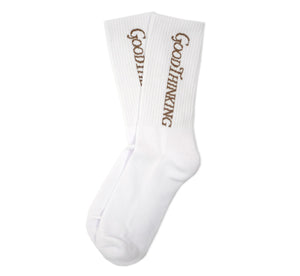 Logo Crew Socks (White)