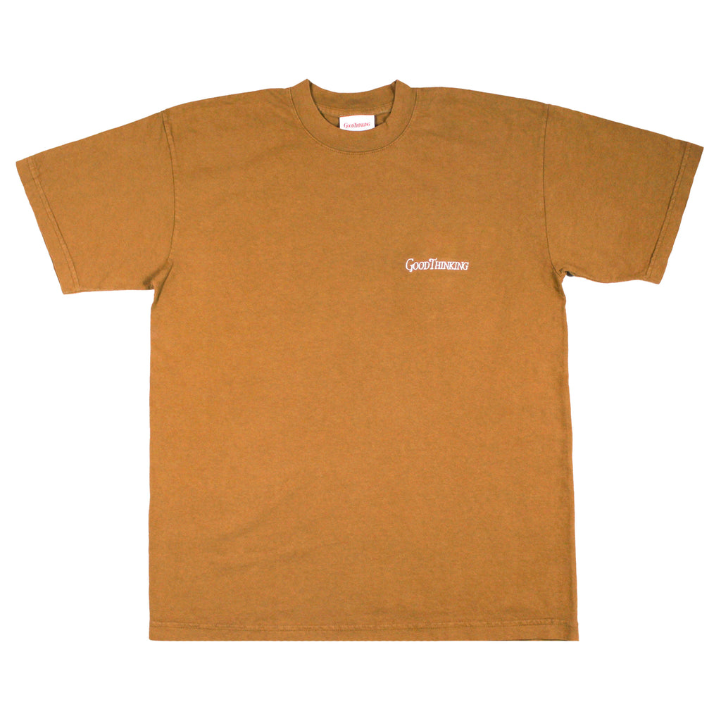 Embroidered Logo Tee (Caramel)