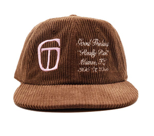 “RR” Corduroy Hat (Brown)