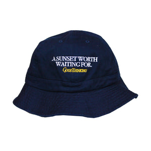 Sunset Bucket Hat (Navy)