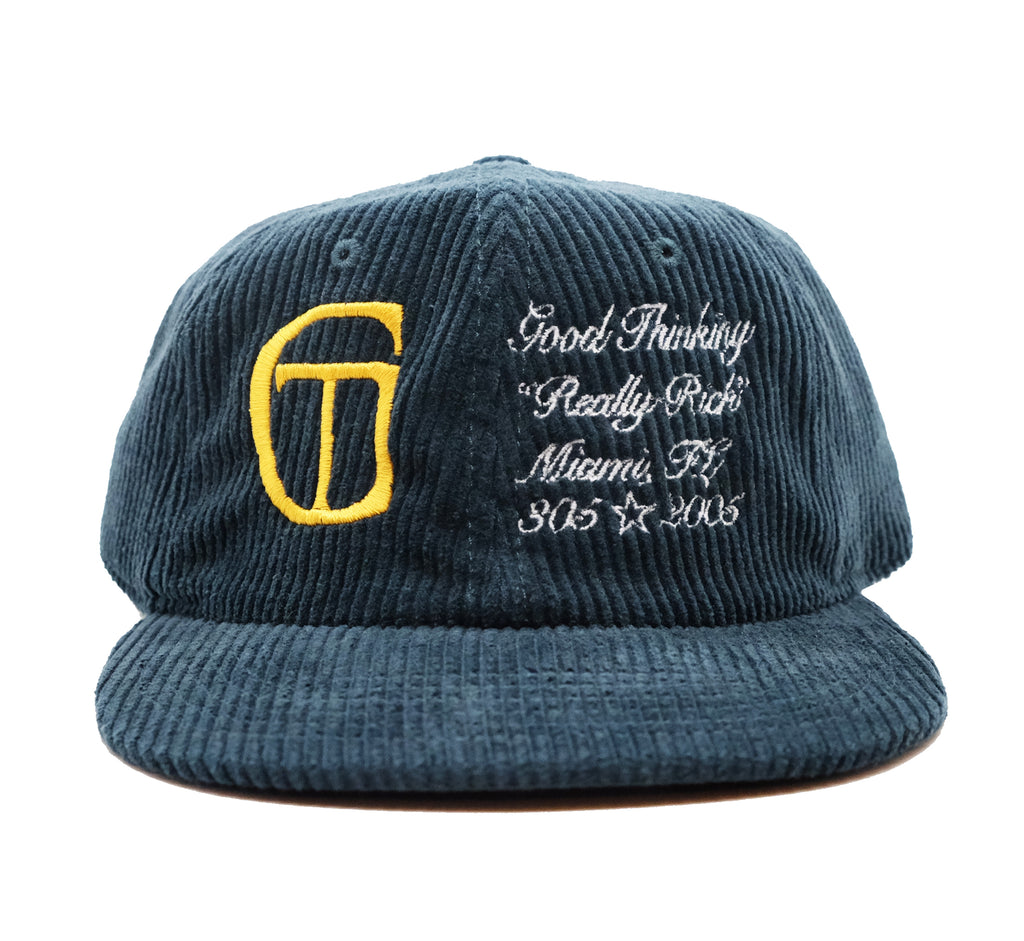 “RR” Corduroy Hat (Emerald)