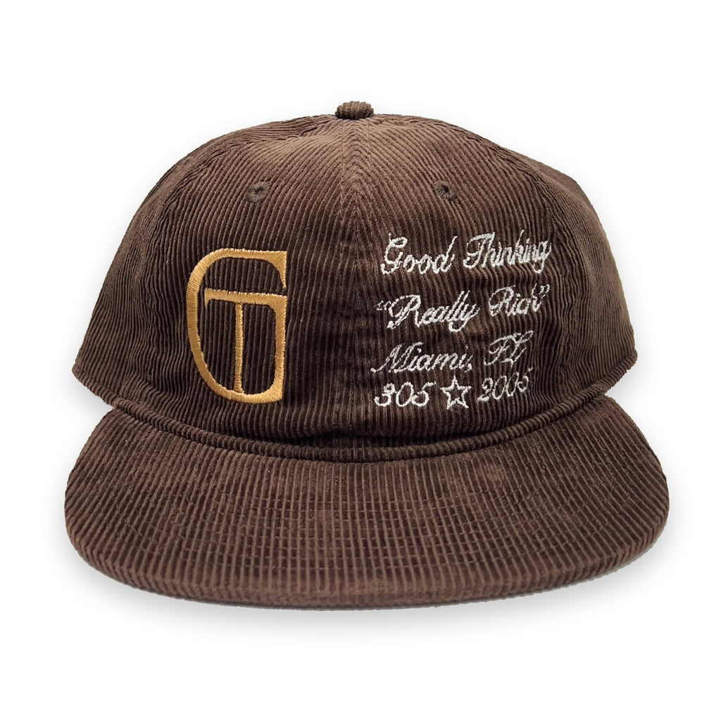 “RR” Corduroy Hat (Espresso)