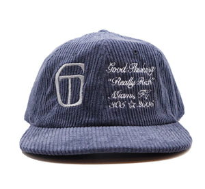 “RR” Corduroy Hat (Petrol Blue)
